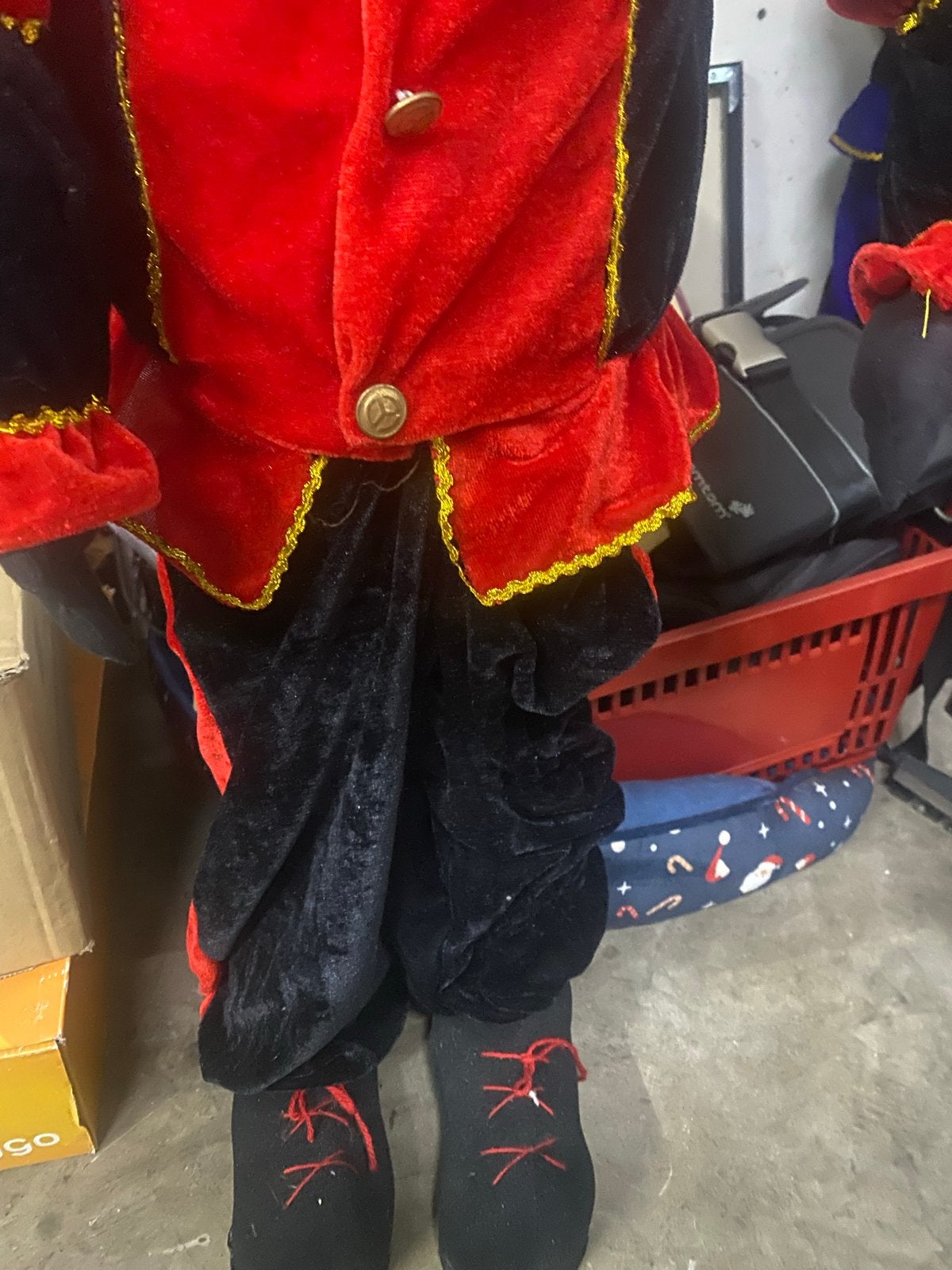 Prachtige Zwarte Piet Pop - 90 cm hoog, Ophalen, Zo goed als nieuw, Pop