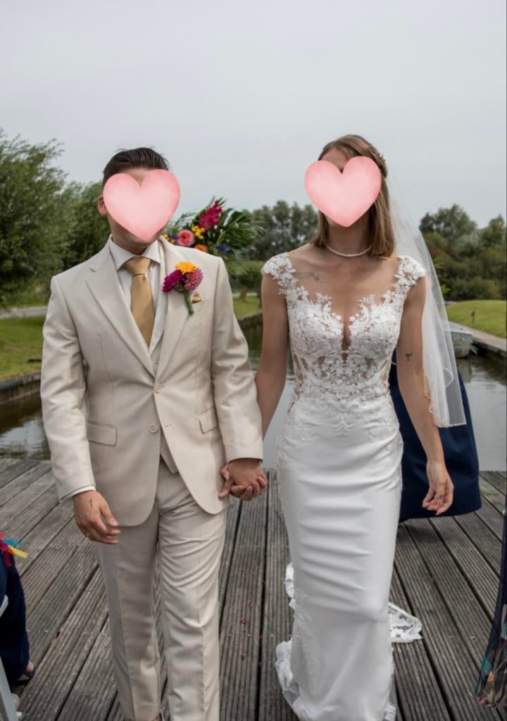 Trouwjurk van Koonings - Zo goed als nieuw, Ophalen of Verzenden, Zo goed als nieuw, Wit, Trouwjurk