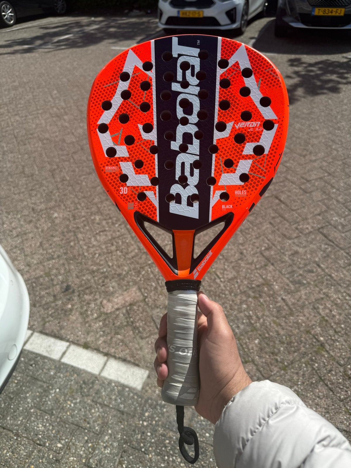 Babolat veron Juan Lebron Padel Racket - Zo goed als nieuw, Sport en Fitness, Tennis, Zo goed als nieuw, Racket, Babolat, Ophalen