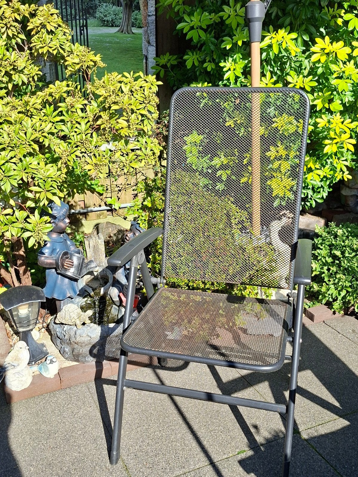 Kettler tuinstoelen, 4 stuks inklapbaar, Tuin en Terras, Ophalen, Gebruikt, Metaal, Inklapbaar