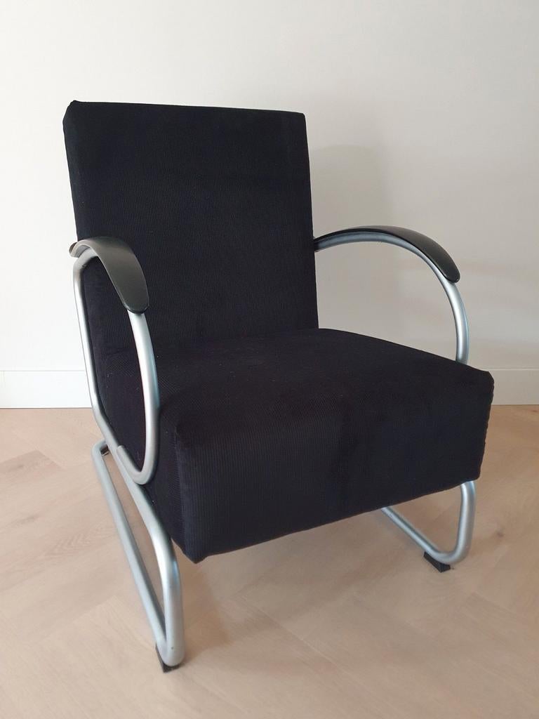 Gispen Dutch Originals 407 fauteuil, Huis en Inrichting, Fauteuils, Ophalen of Verzenden, Zo goed als nieuw, Stof, Gispen