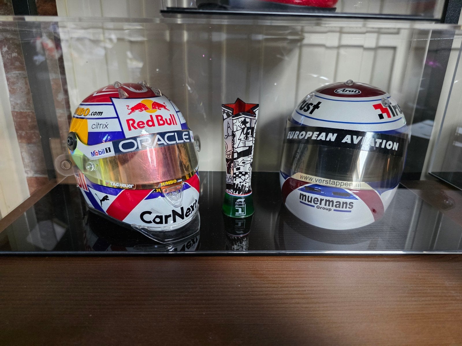 Jos en Max Verstappen f1 helm, Ophalen of Verzenden, Zo goed als nieuw, Formule 1
