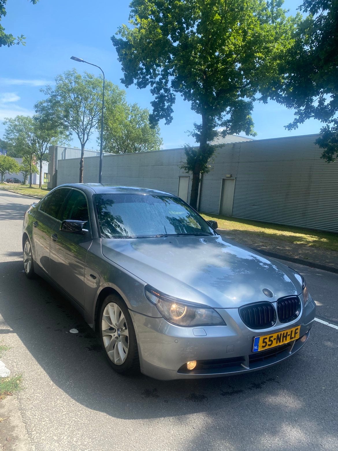BMW 5-Serie 2.2 I 520 AUT 2003 Grijs, Auto's, Achterwielaandrijving, Particulier, 170 pk, Sedan