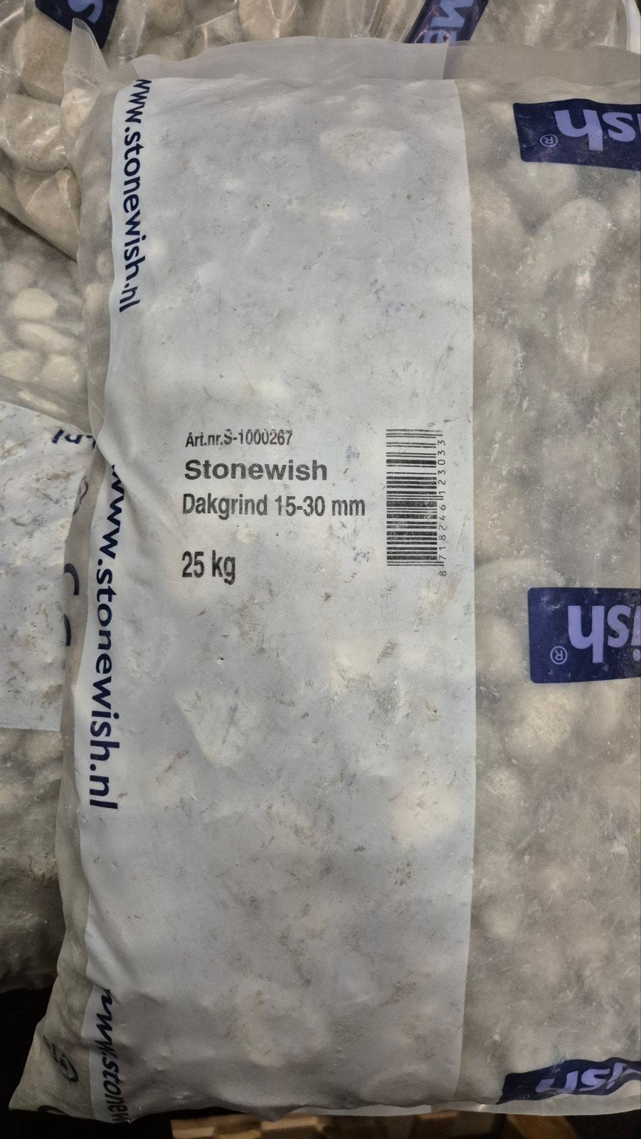 Stonewish Dakgrind 15-30 mm, 25 kg, Ophalen, Overige materialen, Nieuw, Grind