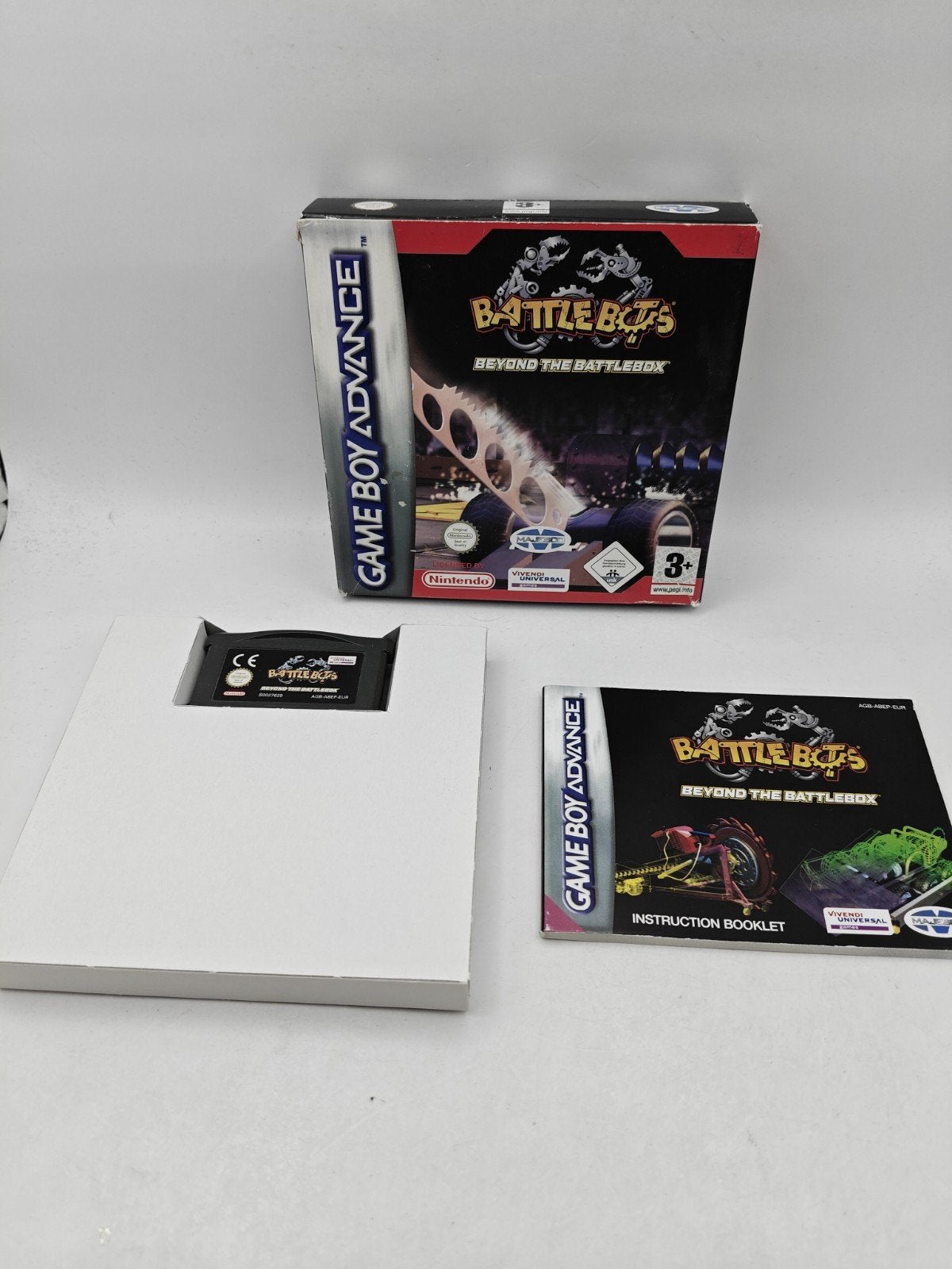 BattleBots: Beyond the BattleBox - Gameboy Advance CIB, Vechten, 1 speler, Ophalen of Verzenden, Zo goed als nieuw