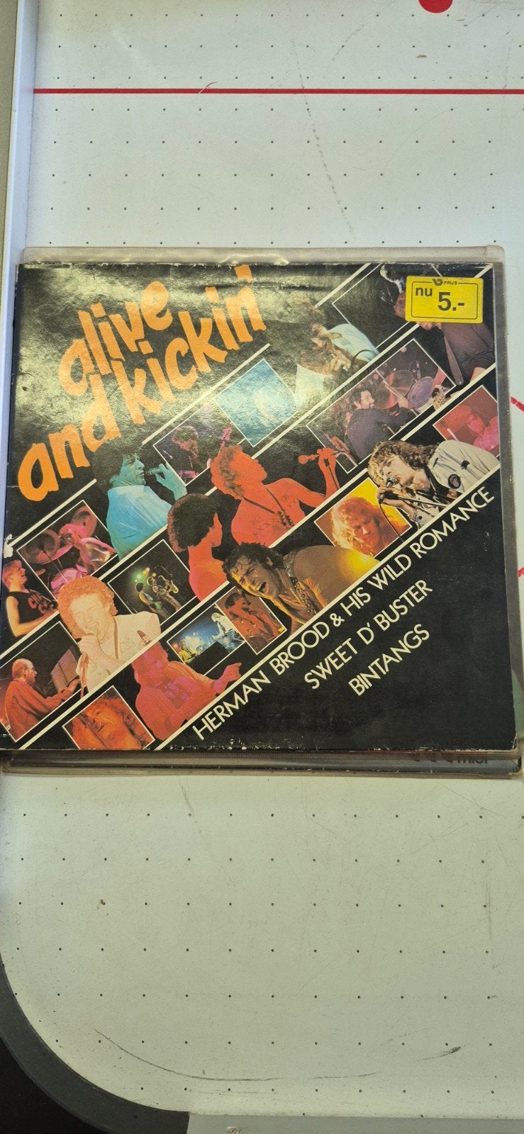 Alive and Kickin' LP - Herman Brood, Cd's en Dvd's, Ophalen, Gebruikt, 12 inch, Poprock