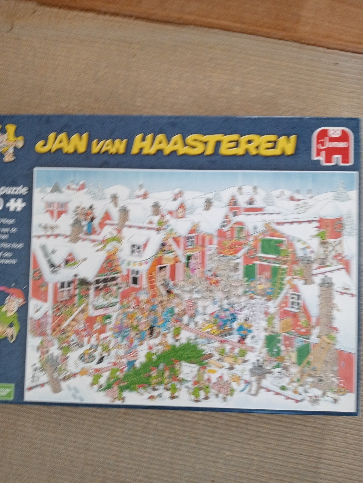 Jan van Haasteren Kerstpuzzel - De Kerstboommarkt, Ophalen of Verzenden, 500 t/m 1500 stukjes, Zo goed als nieuw, Legpuzzel