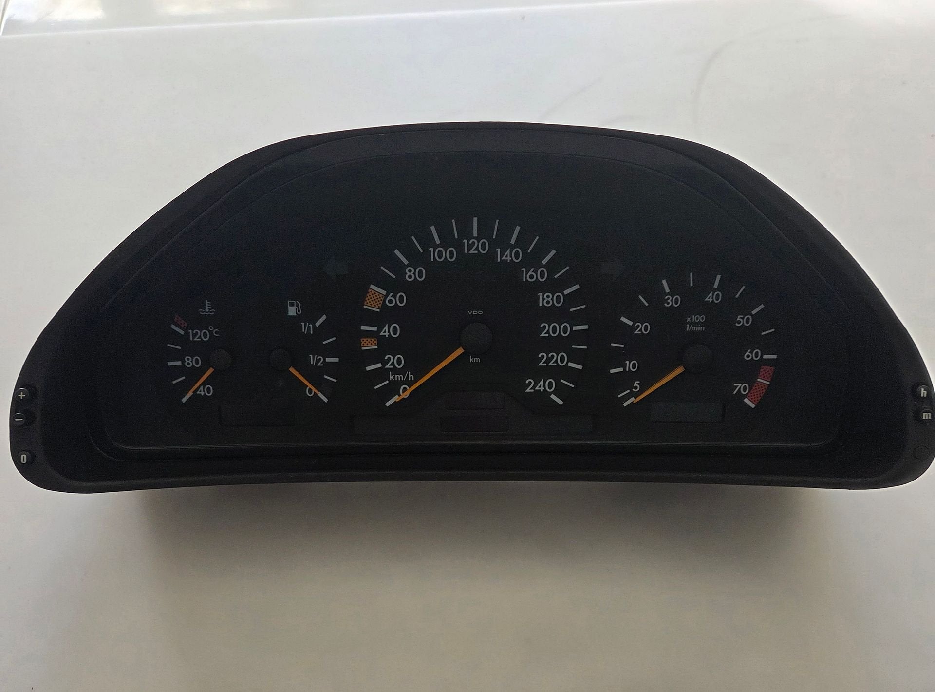 Tellerbak Instrumentenpaneel Mercedes CLK (W208 / C208), Gebruikt, Ophalen of Verzenden, -, VDO