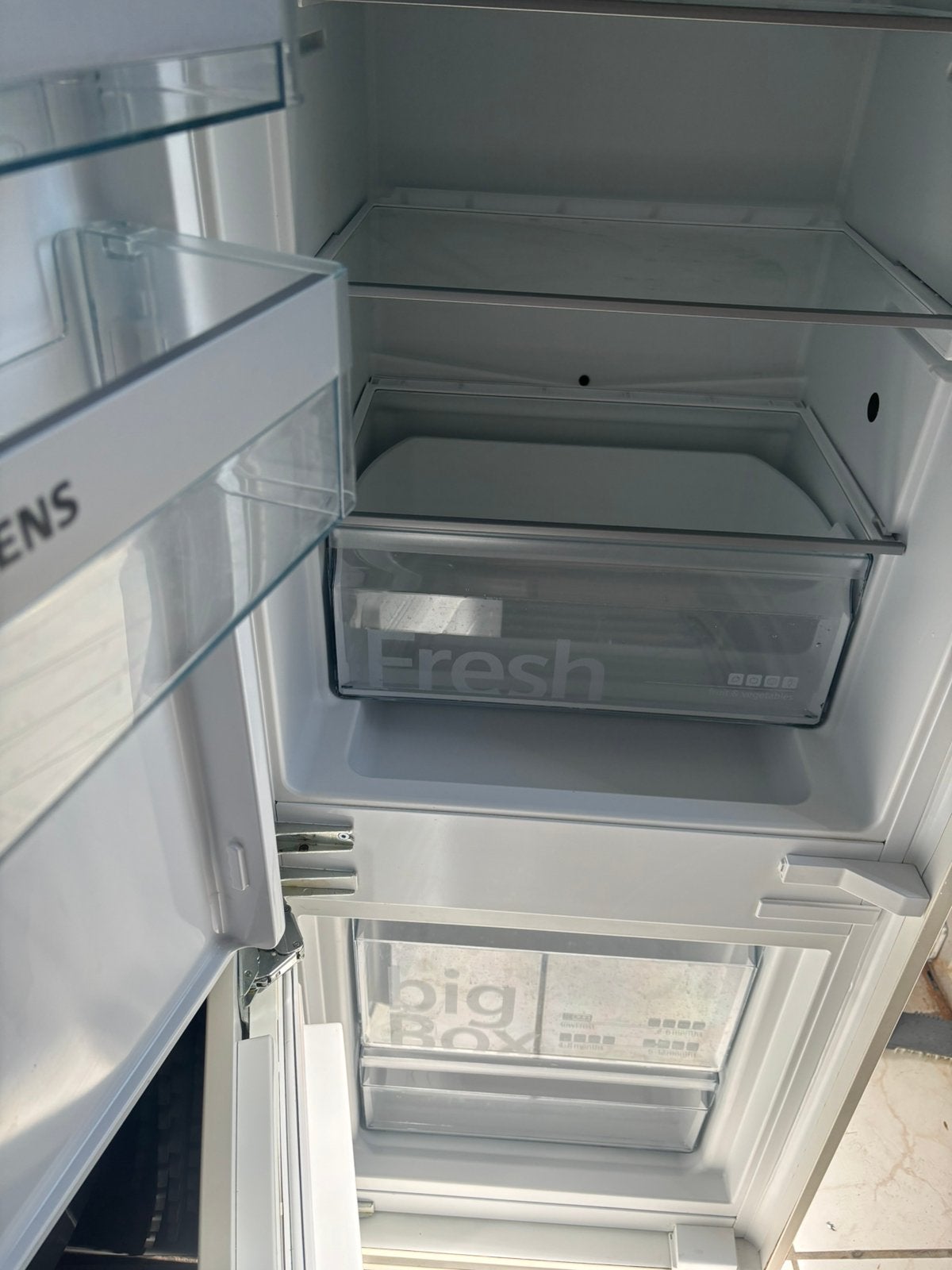 Siemens koelkast inbouw, Witgoed en Apparatuur, Vriezers en Diepvrieskisten, Gebruikt, Minder dan 60 cm, Inbouw, 160 cm of meer