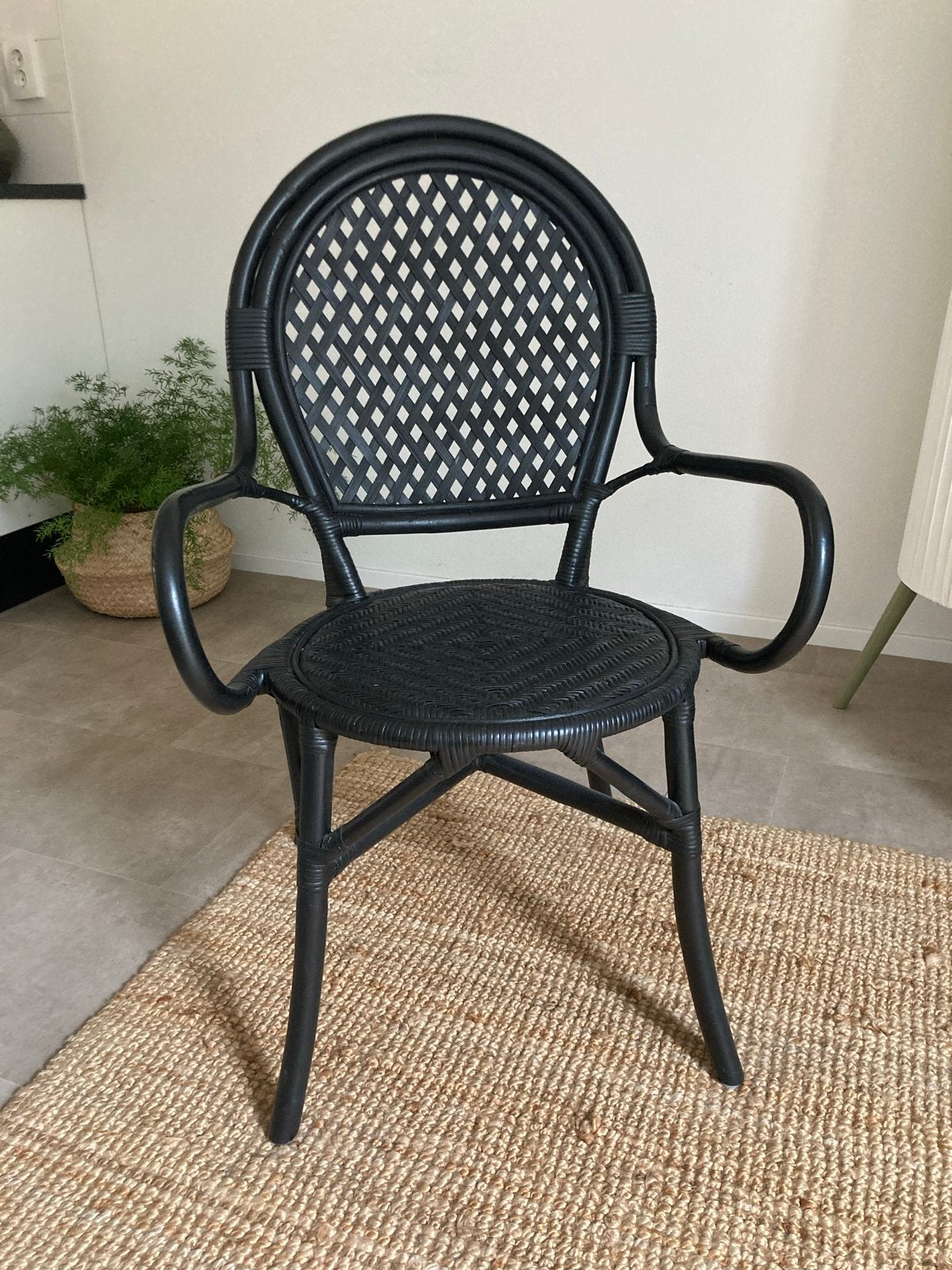 IKEA Almsta rotan stoel - Nieuw, Zwart, Nieuw, Riet of Rotan, Ophalen of Verzenden