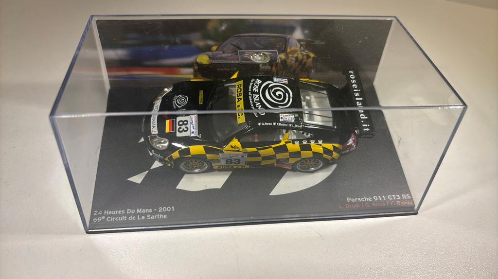 Porsche 911 gt3 rs 24h du mans atlas 1.43, Hobby en Vrije tijd, Modelauto's | 1:43, Overige merken, Auto, Ophalen of Verzenden