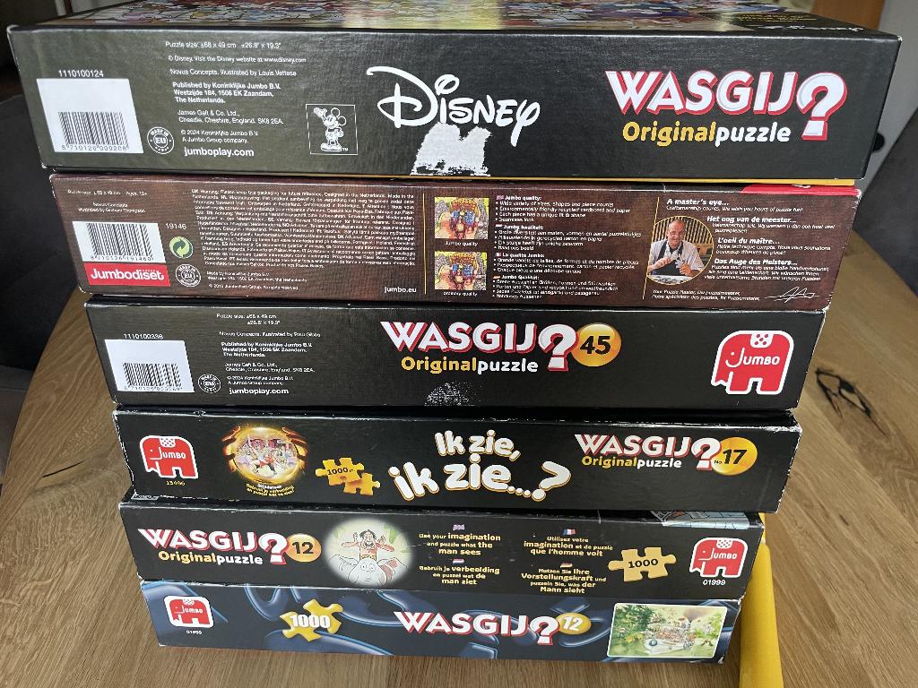 Wasgij puzzels 1000 stukjes, Ophalen of Verzenden, 500 t/m 1500 stukjes, Zo goed als nieuw, Legpuzzel