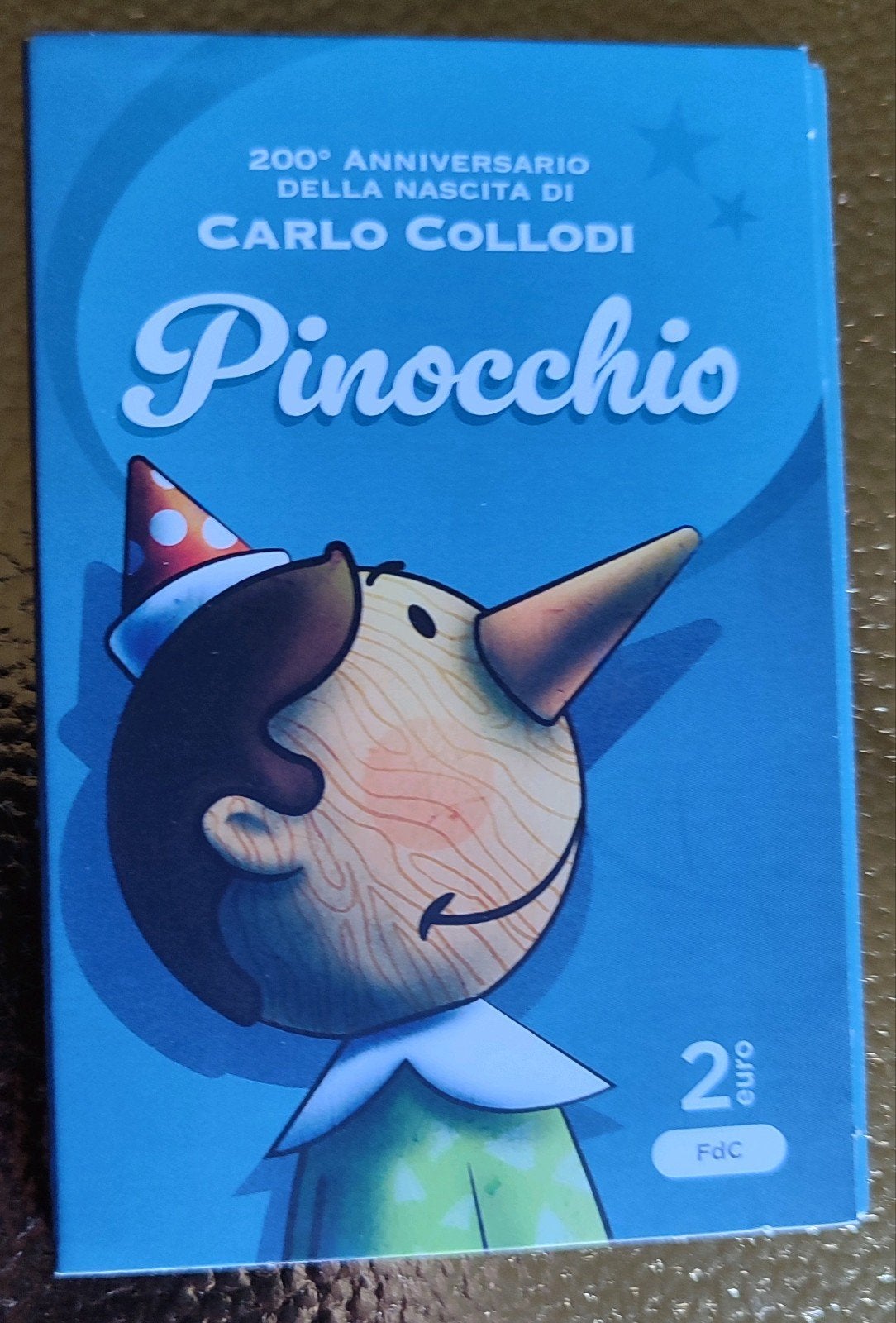 Italië 2 euro 2026 BU Pinocchio Pinokkio Coincard, Ophalen of Verzenden, Italië, 2 euro, Setje