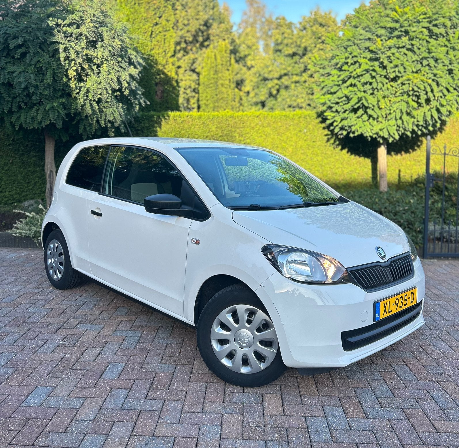 Skoda Citigo 1.0 T 44KW 2013 Wit, Voorwielaandrijving, 4 stoelen, Wit, Bedrijf