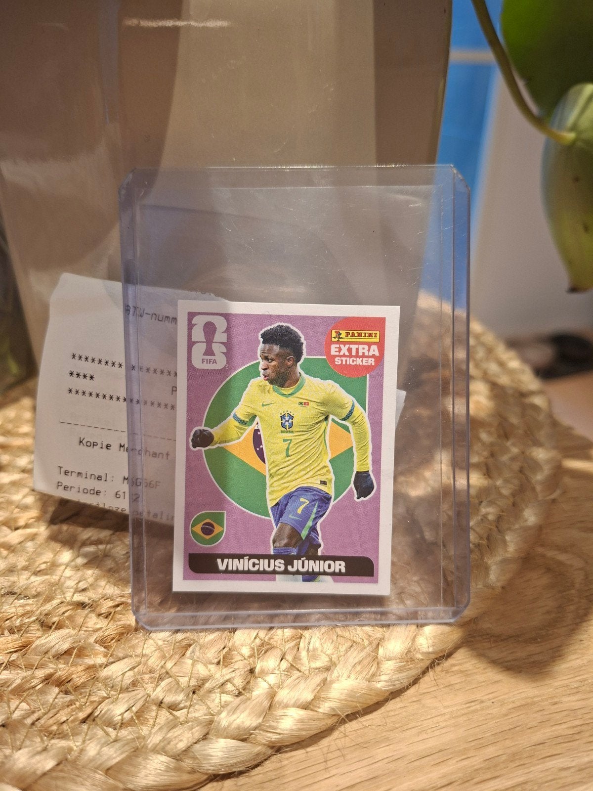 Panini Extra Sticker Vinícius Júnior Regular, Ophalen of Verzenden