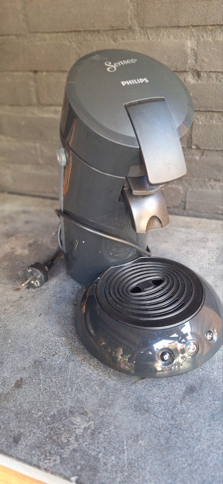 Philips Senseo HD 7817 Koffiepadapparaat - Grijs, Koffiepads en cups, Gebruikt, Koffiemachine, Ophalen of Verzenden