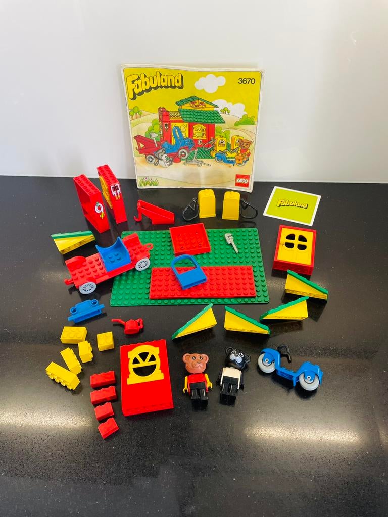 Lego Fabuland 3670 | Service Station, Kinderen en Baby's, Speelgoed | Duplo en Lego, Ophalen of Verzenden, Zo goed als nieuw, Lego