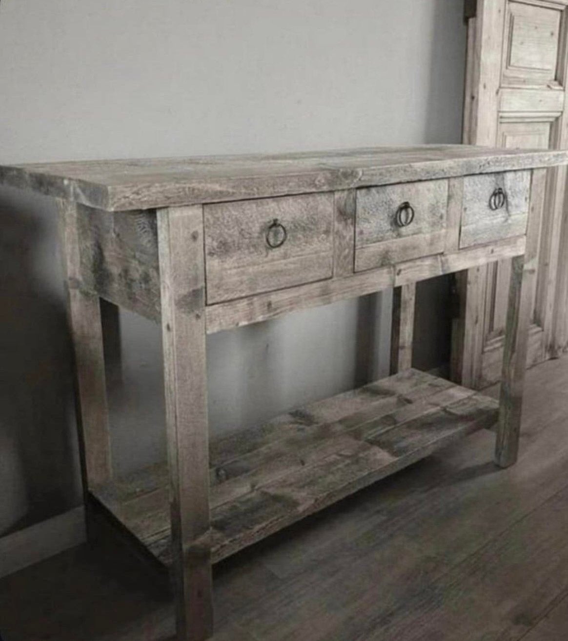 ~Stoer Sober Landelijk Houten Sidetable/Wandtafel~, Ophalen of Verzenden, Nieuw