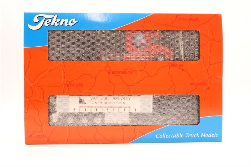 Gezocht Tekno Scania Van Vliet afbouw 1:50, Hobby en Vrije tijd, Ophalen, Nieuw, Bus of Vrachtwagen, Tekno