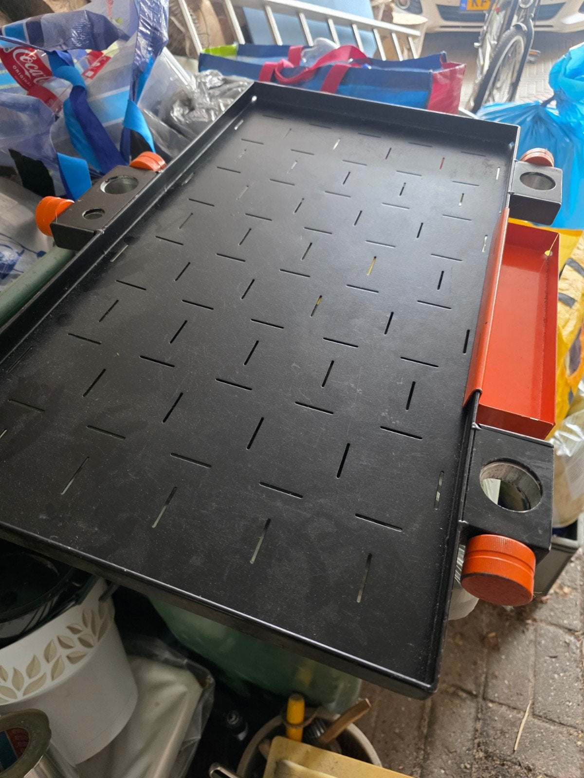 Sidetray 36 mm voor viskist of zitkist, Watersport en Boten, Ophalen of Verzenden, Gebruikt, Overige typen