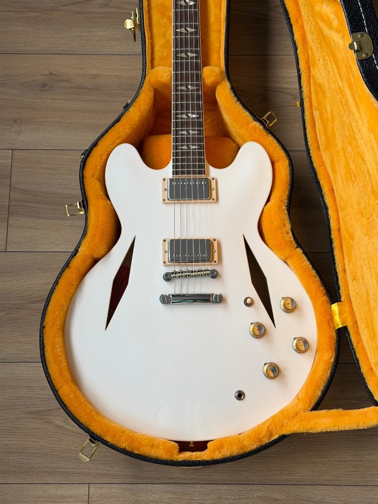 Gibson Custom Shop White Limo Dave Grohl DG-335 Alpine White, Ophalen of Verzenden, Nieuw, Gibson