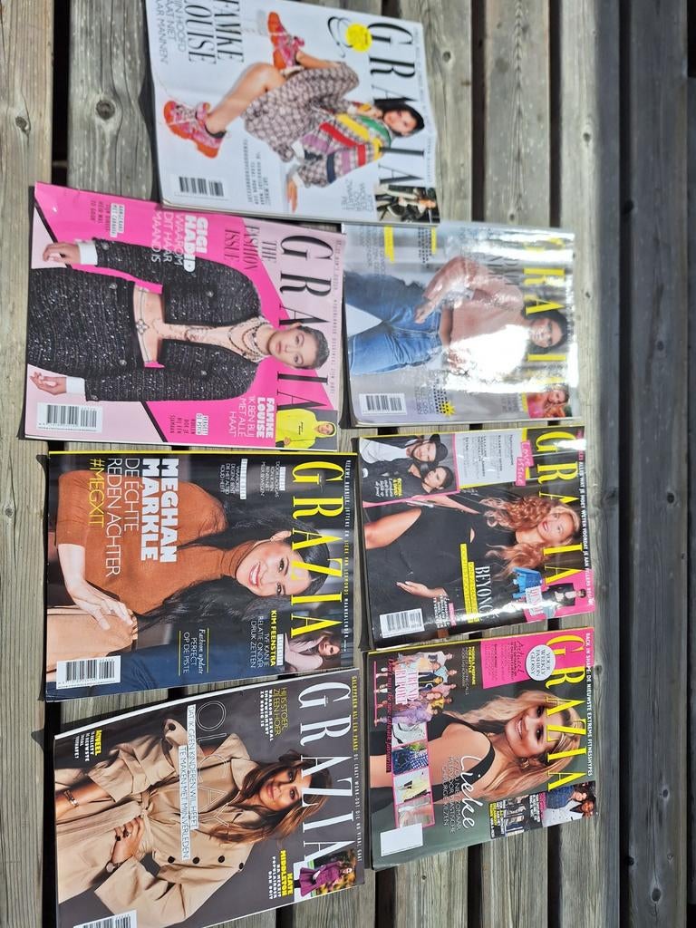 Verschillende tijdschriften: Grazia, Linda, en meer, Boeken, Tijdschriften en Kranten, Ophalen, Gelezen, Damesbladen