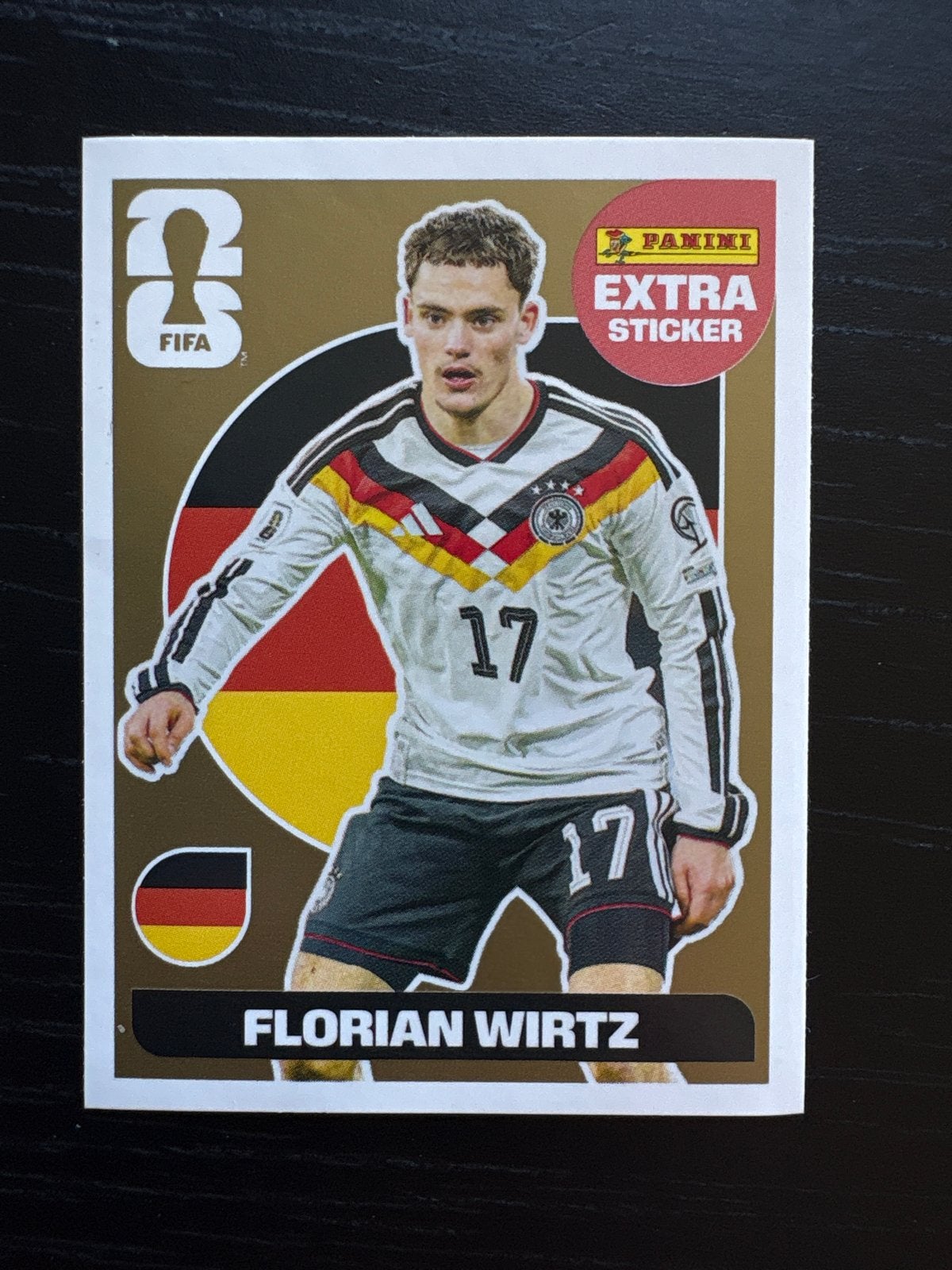 Florian Wirtz Panini Gold extra sticker, Verzamelen, Stickers, Ophalen of Verzenden, Zo goed als nieuw