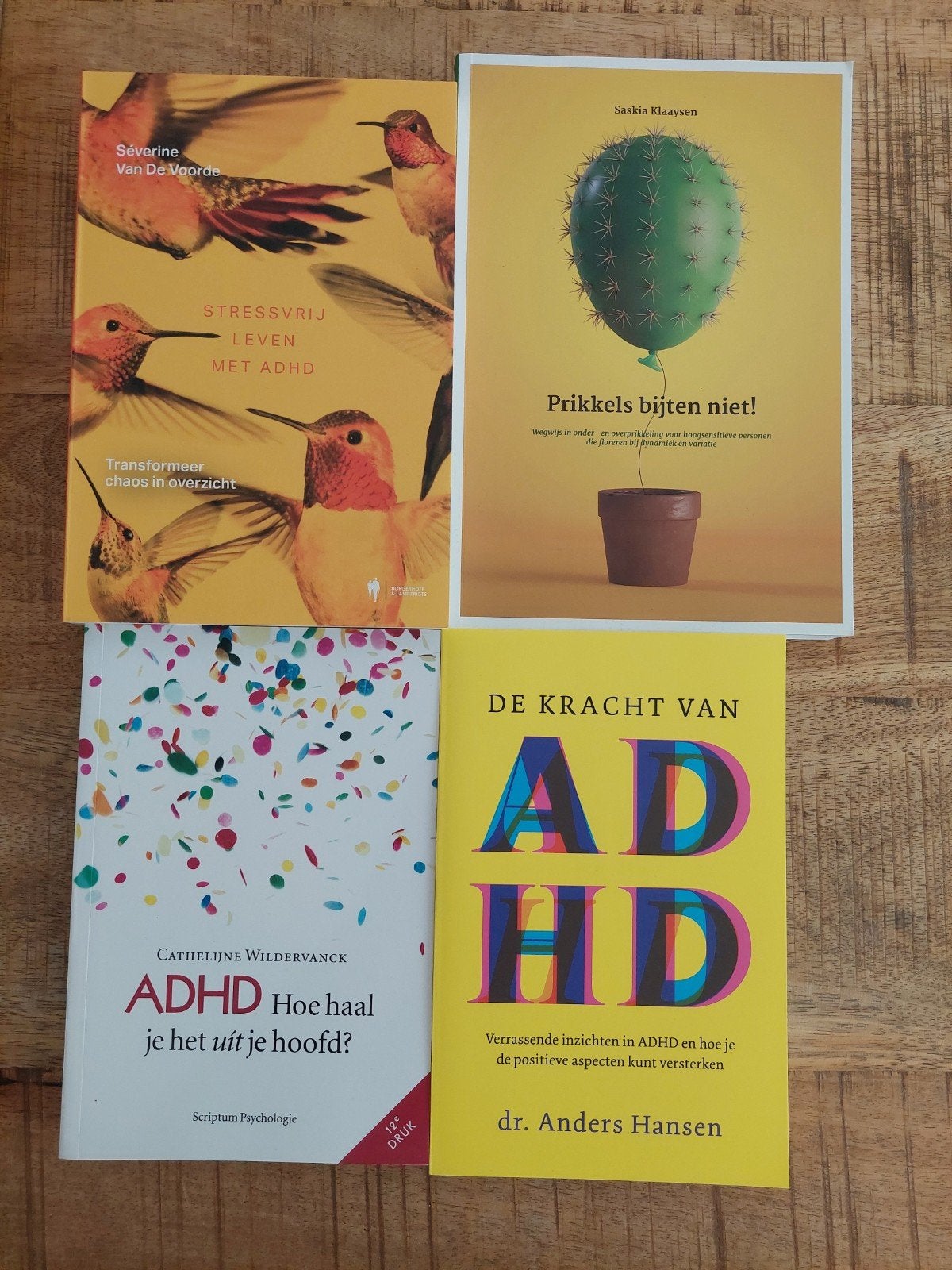 4 Boeken over Adhd/ hoogsensitief, Ophalen of Verzenden, Zo goed als nieuw, Spiritualiteit algemeen, Achtergrond en Informatie
