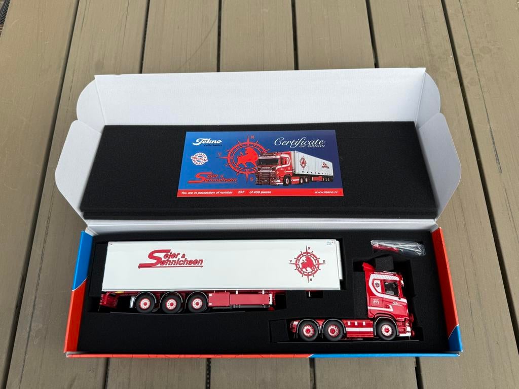 TEKNO scania S van SEJER & SONNICHSEN, Ophalen of Verzenden, Zo goed als nieuw, Bus of Vrachtwagen, Tekno