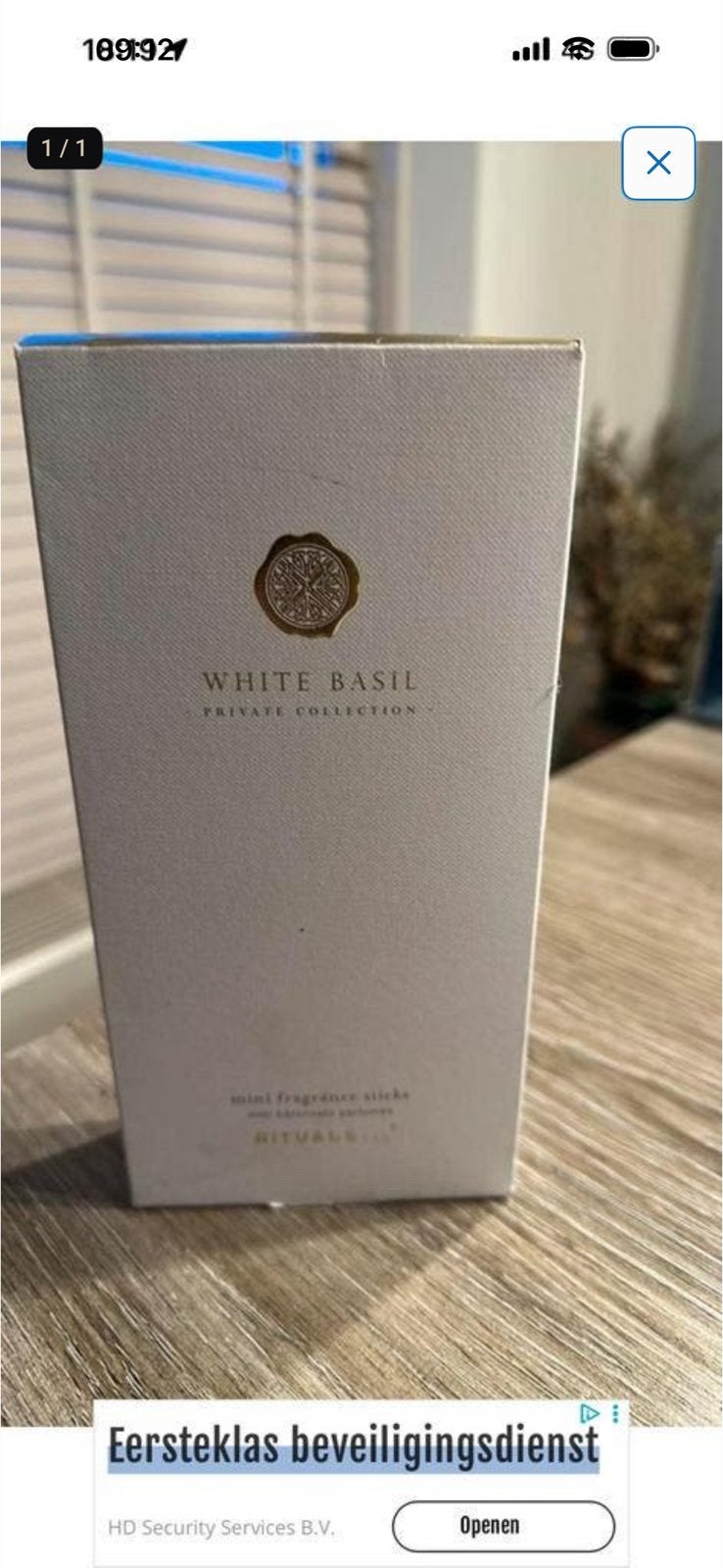 Rituals White Basil mini Geursticks, Ophalen of Verzenden, Nieuw