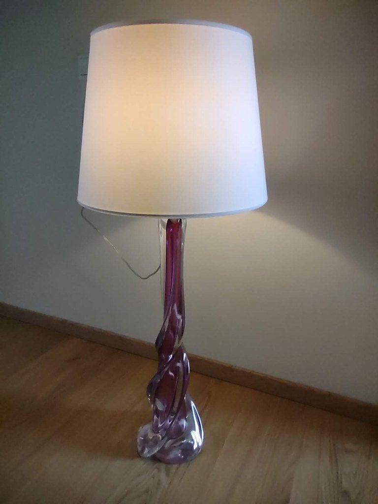 Prachtige vintage vloerlamp Val Saint Lambert, Ophalen