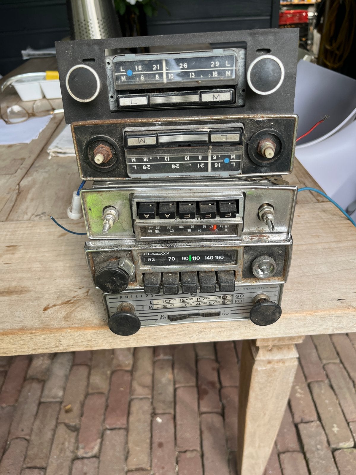 5 Autoradio's uit de jaren '60 - Vintage Collectie, Ophalen of Verzenden, Gebruikt