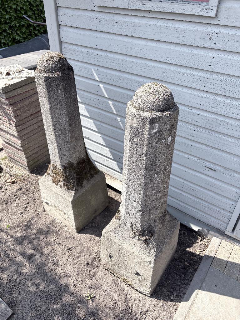 Betonnen sierpalen, Ophalen, Gebruikt, Minder dan 180 cm, Palen