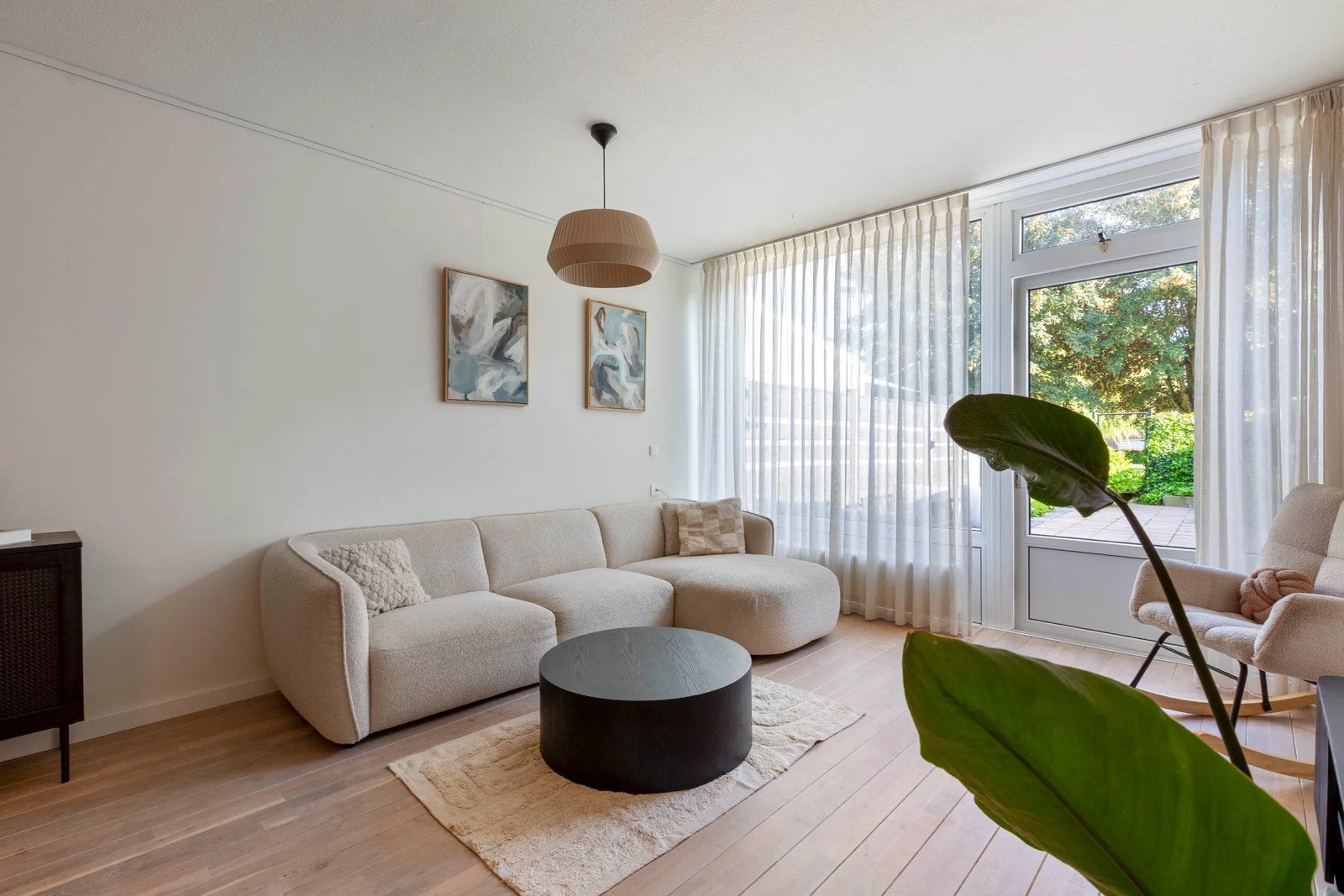fonQ Soft Hoekbank met Chaise Longue Rechts -Naturel Melange, Heerlen