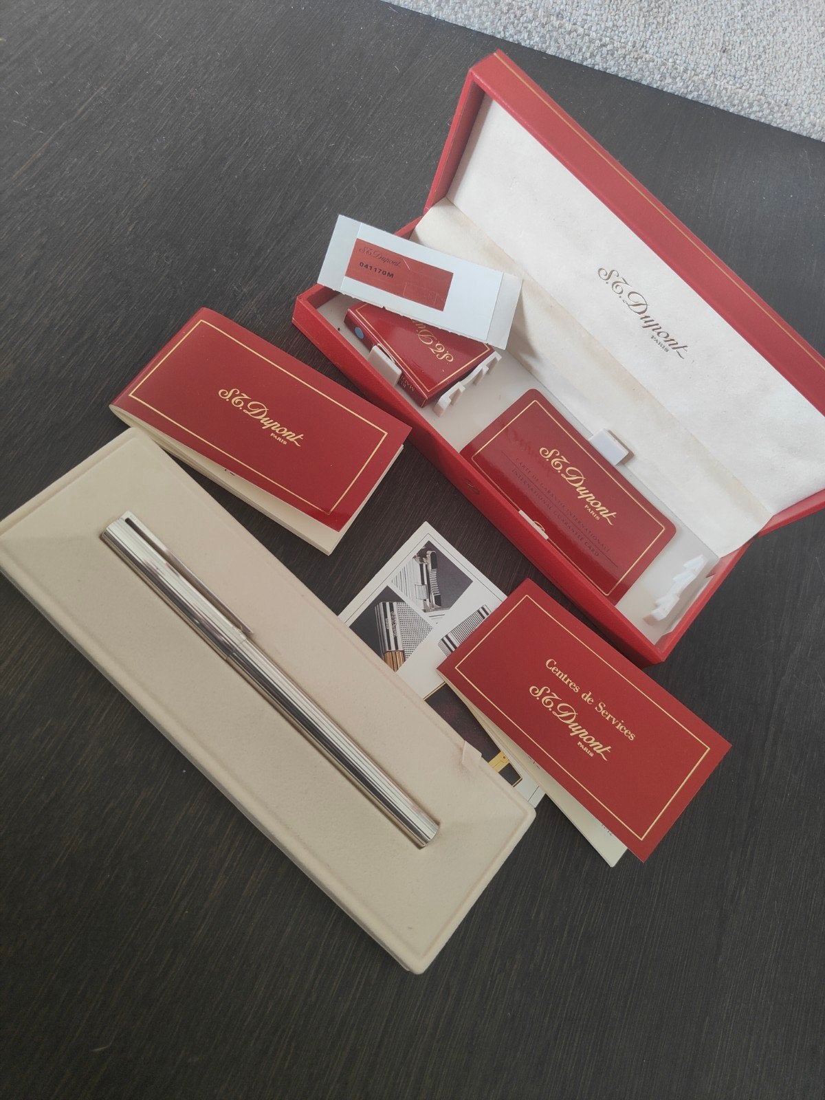 zilveren s.t. dupont vulpen 18ct tip, Ophalen, Nieuw