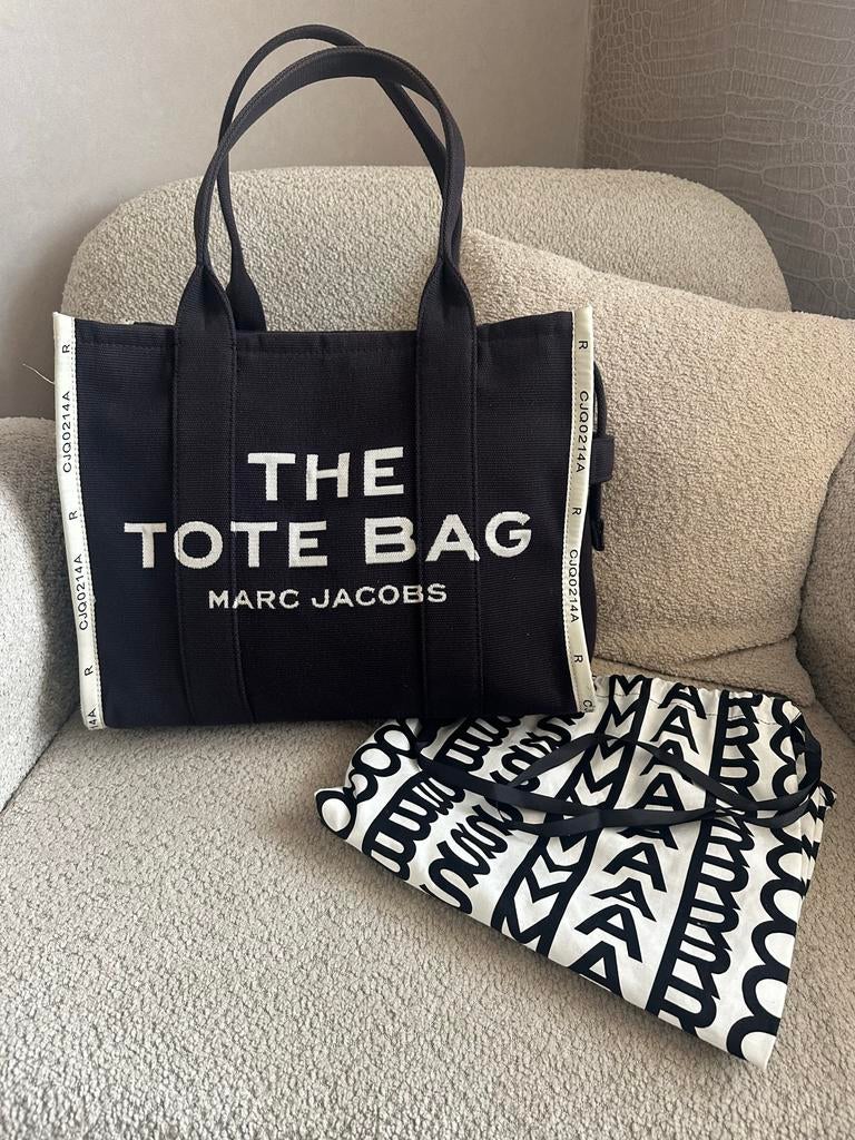 Marc Jacobs The Tote Bag zwart, Sieraden, Tassen en Uiterlijk, Tassen | Damestassen, Ophalen of Verzenden, Zo goed als nieuw, Zwart