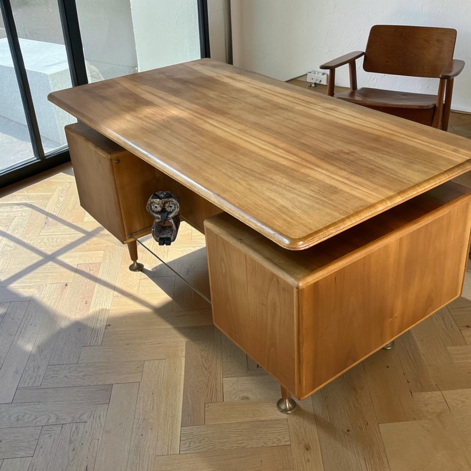 Vintage AA Patijn voor Zijlstra bureau 1955, Ophalen, Gebruikt, Zijlstra / AA Patijn, 75 cm