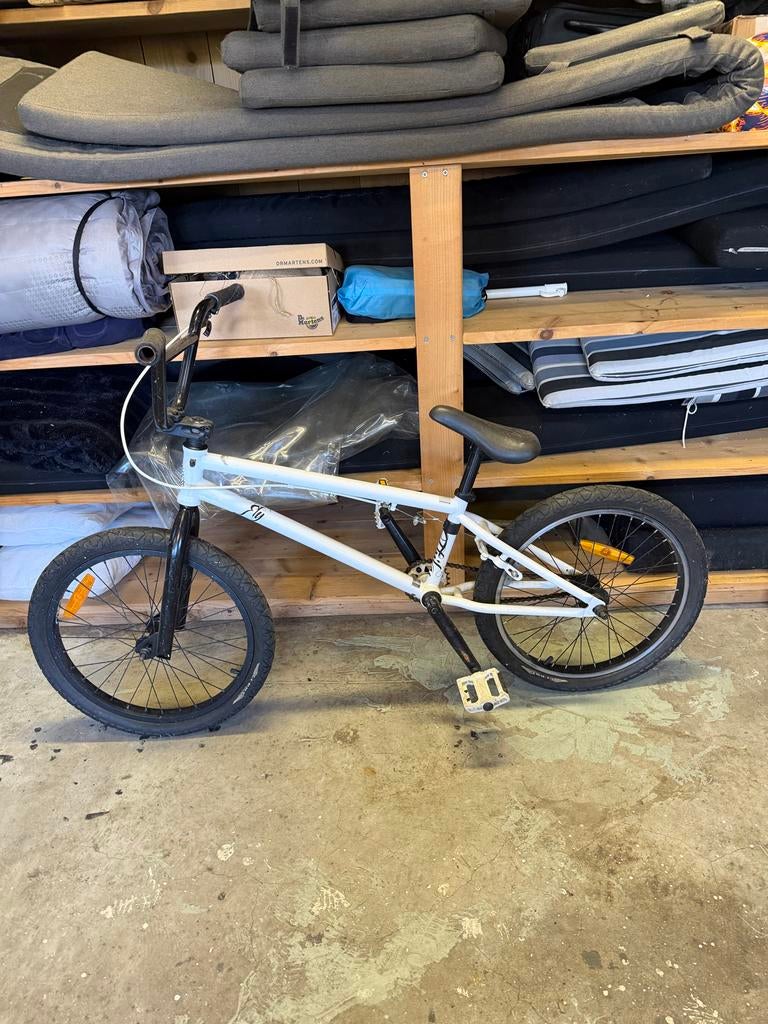 Witte BMX fiets, Gebruikt, Staal, Ophalen of Verzenden, V-brakes