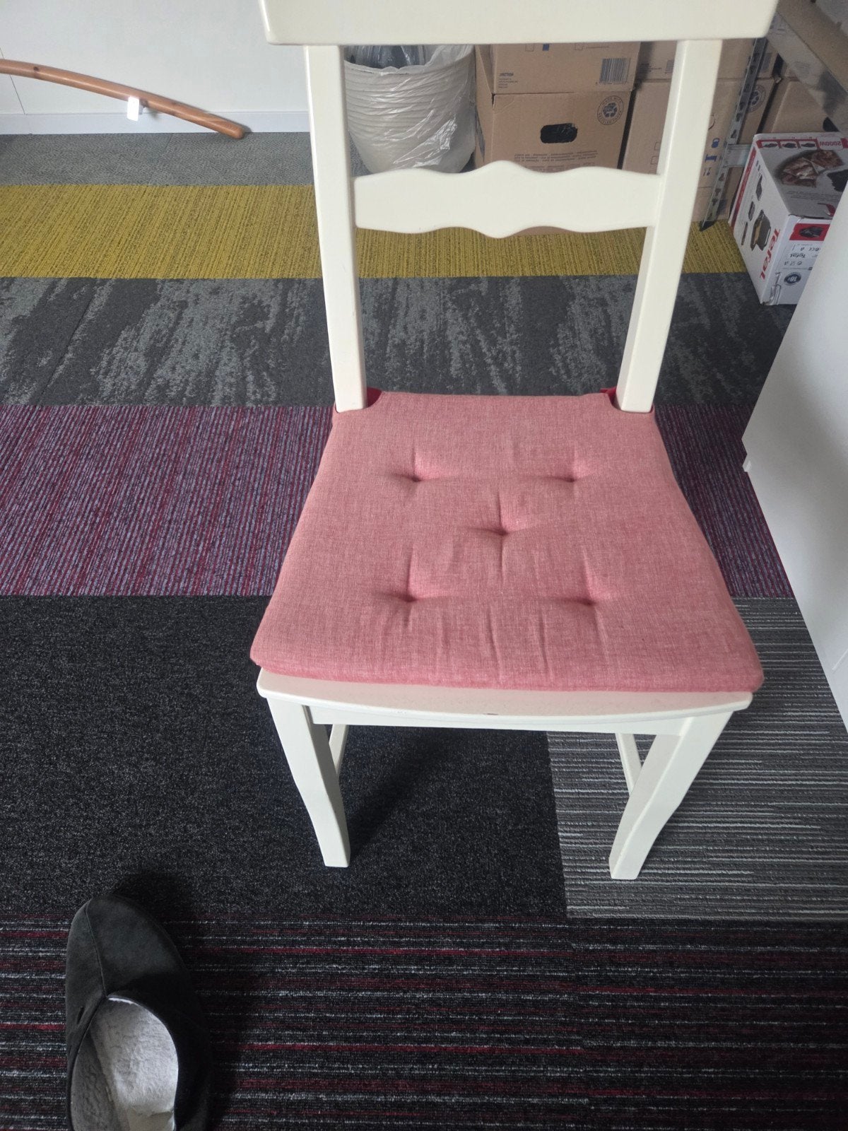 IKEA LYCKHEM uitschuifbare eettafel met stoelen, Ophalen, Gebruikt, 100 tot 150 cm, Klassiek, functioneel