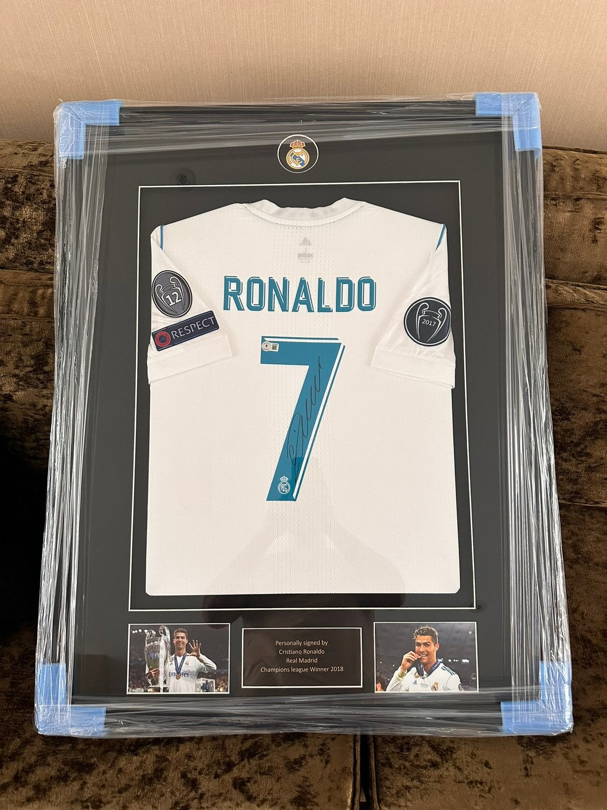 Cristiano Ronaldo Signed Final Kyiv 2018 Shirt Authenticated, Verzamelen, Ophalen, Zo goed als nieuw, Buitenlandse clubs, Shirt