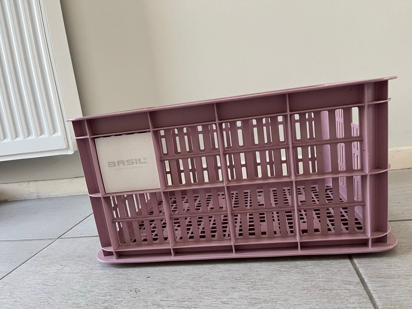 Roze Basil fietskrat S- Zo goed als nieuw, Ophalen, Zo goed als nieuw, Overige typen, Minder dan 20 kg