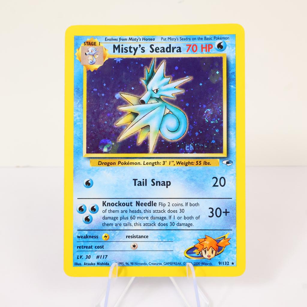 Pokémon Misty's Seadra Prerelease (English) Gym Heroes 9/132, Hobby en Vrije tijd, Verzamelkaartspellen | Pokémon, Ophalen of Verzenden