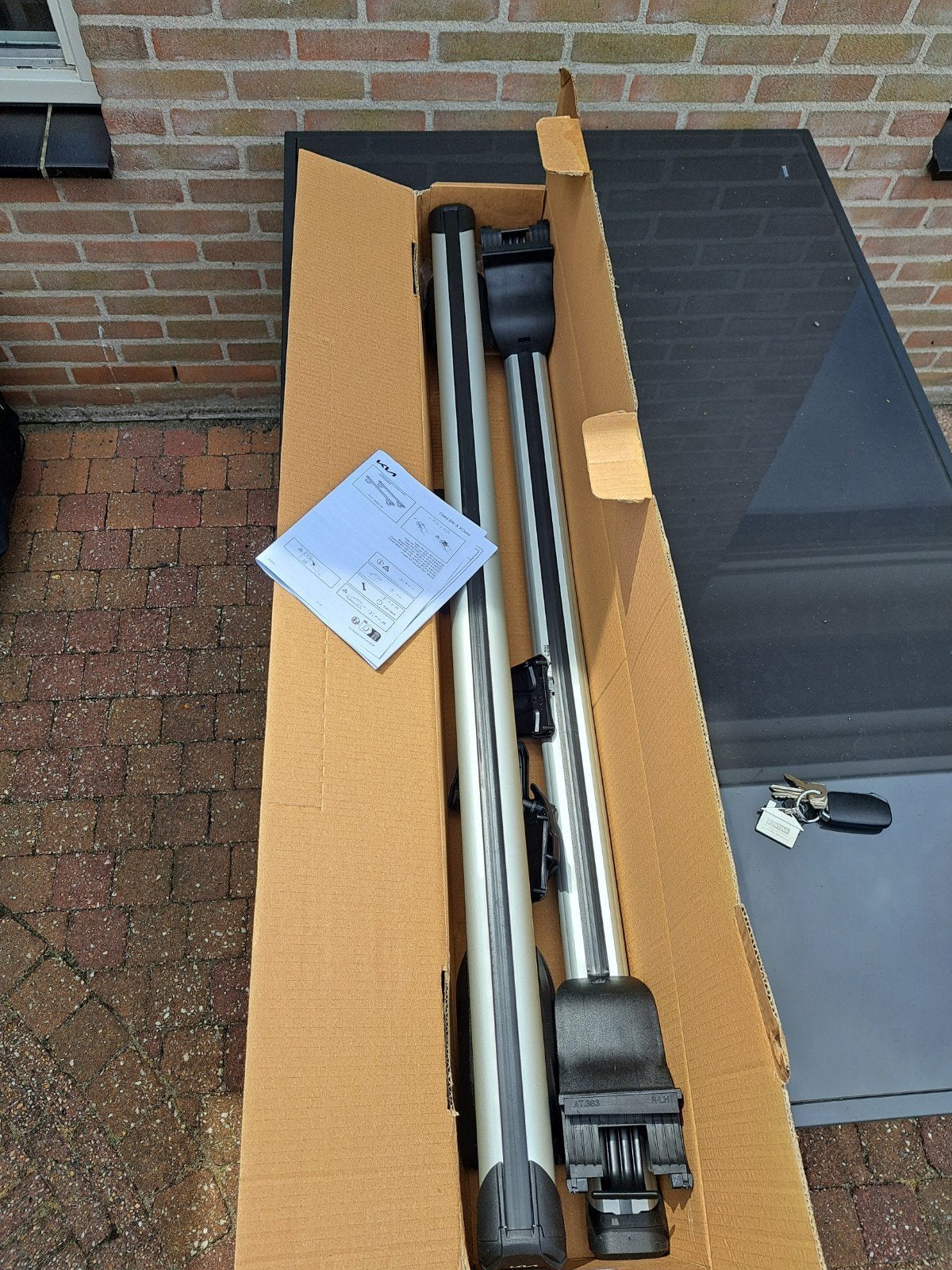 Originele Kia Ceed dakdragers voor panoramadak (1x gebruikt), Auto diversen, Dakdragers, Ophalen of Verzenden