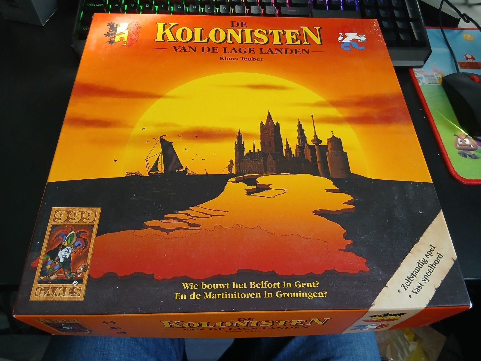 De Kolonisten van de Lage Landen Bordspel nieuw 999, Drie of vier spelers, Ophalen of Verzenden, Zo goed als nieuw, 999 Games