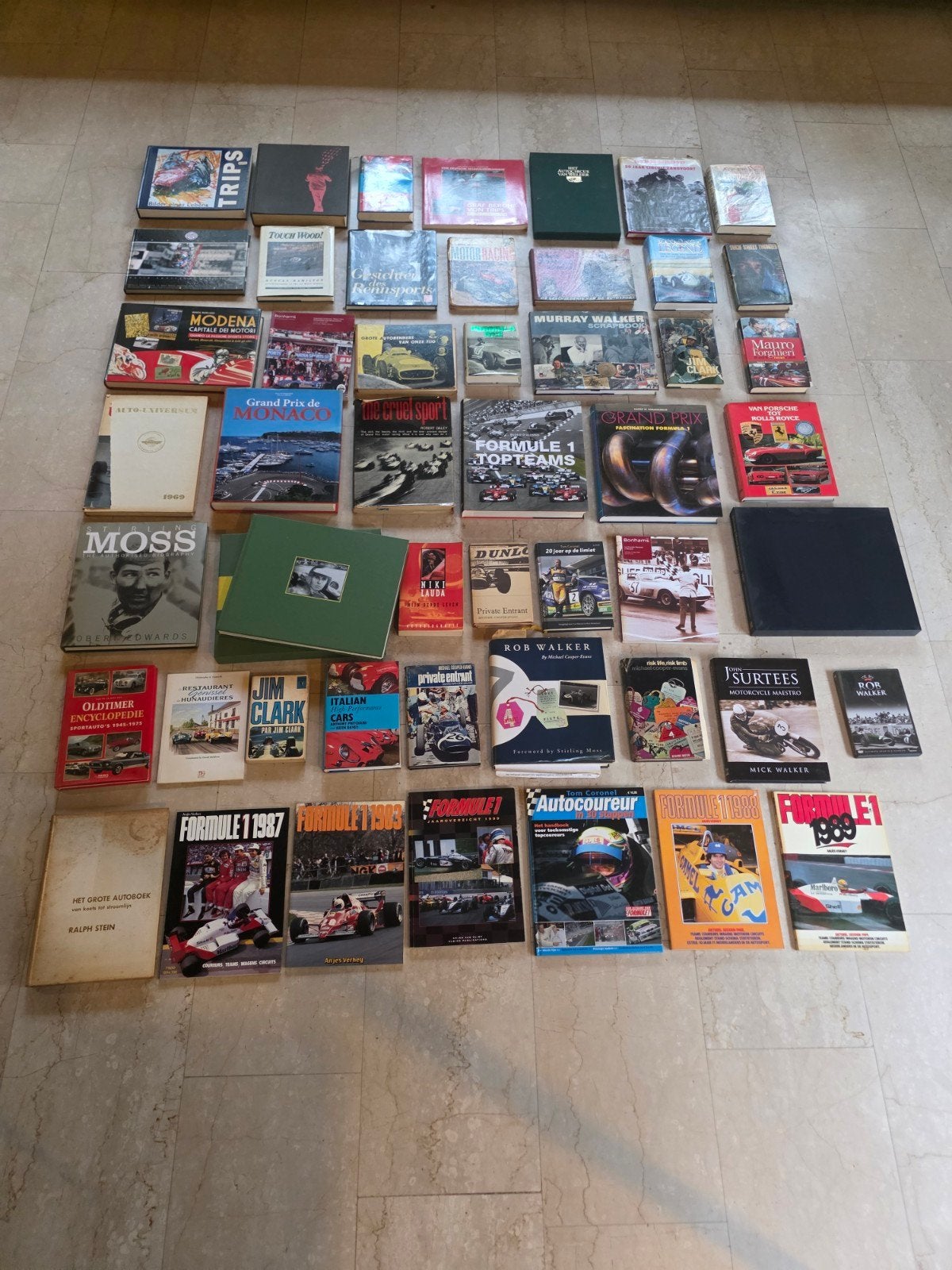 Grand Prix verzameling. Sterling Moss, Jim Clark, Niki Lauda, Ophalen, Gelezen, Ferrari