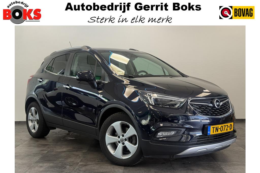Opel Mokka X 1.4 Turbo Innovation Navi Stoel+stuurverwarming, Auto's, Opel, Gebruikt, Blauw, Leder, 1364 cc