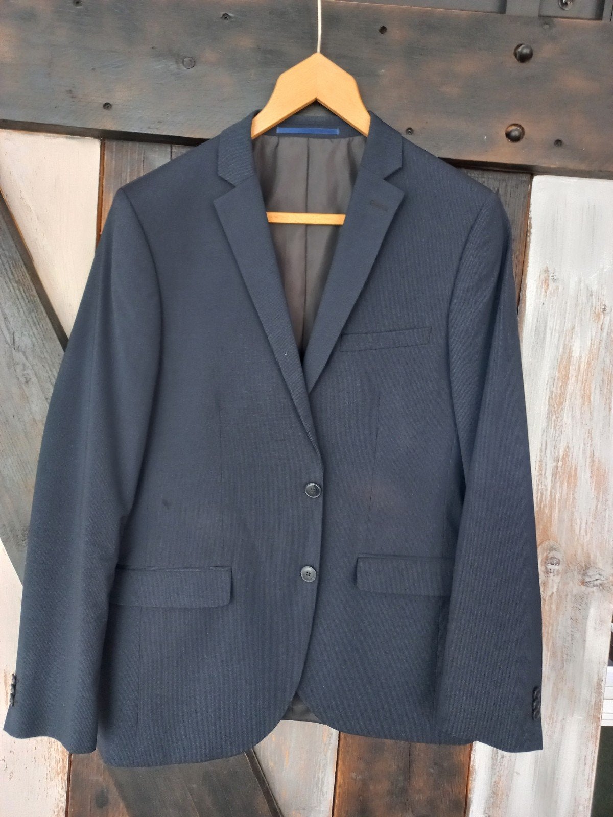 Blauw Heren pak maat 48, Kleding | Heren, Kostuums en Colberts, Ophalen of Verzenden, Zo goed als nieuw, Maat 48/50 (M), Blauw