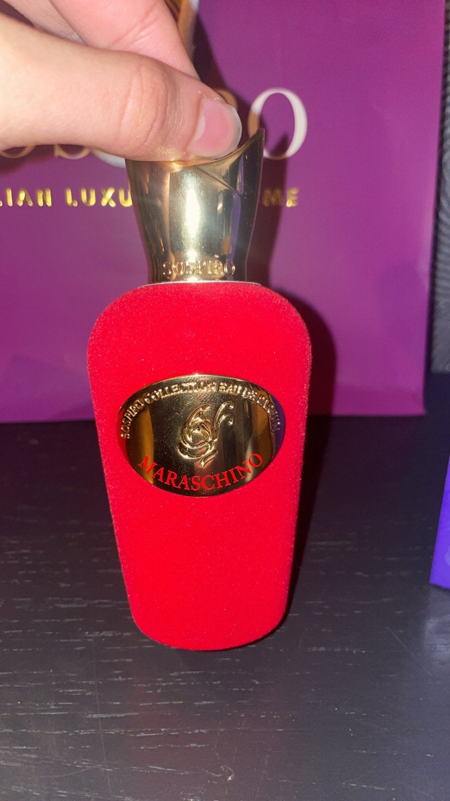 Sospiro Maraschino parfum 99% vol met tasje, Ophalen of Verzenden, Nieuw