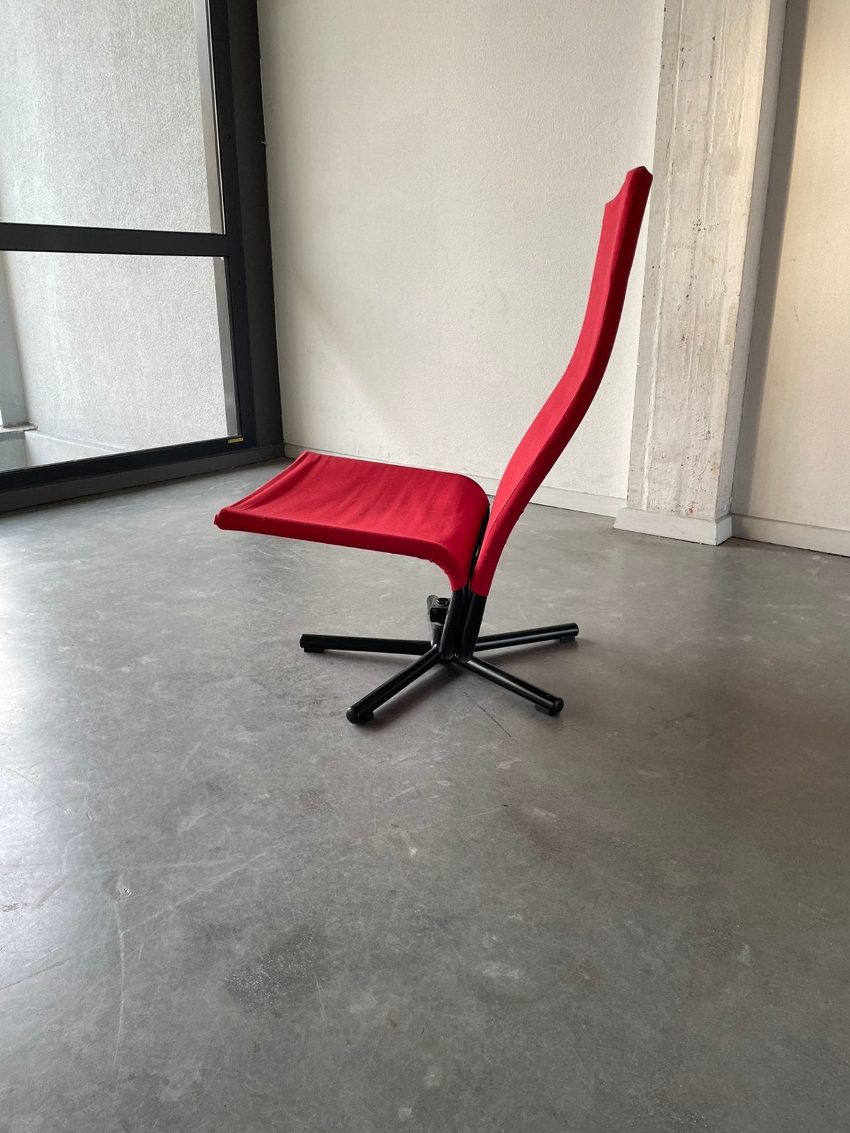 Vintage Kebe steel tube fauteuil Denmark jaren 70, Ophalen, Gebruikt, ., 2de hands
