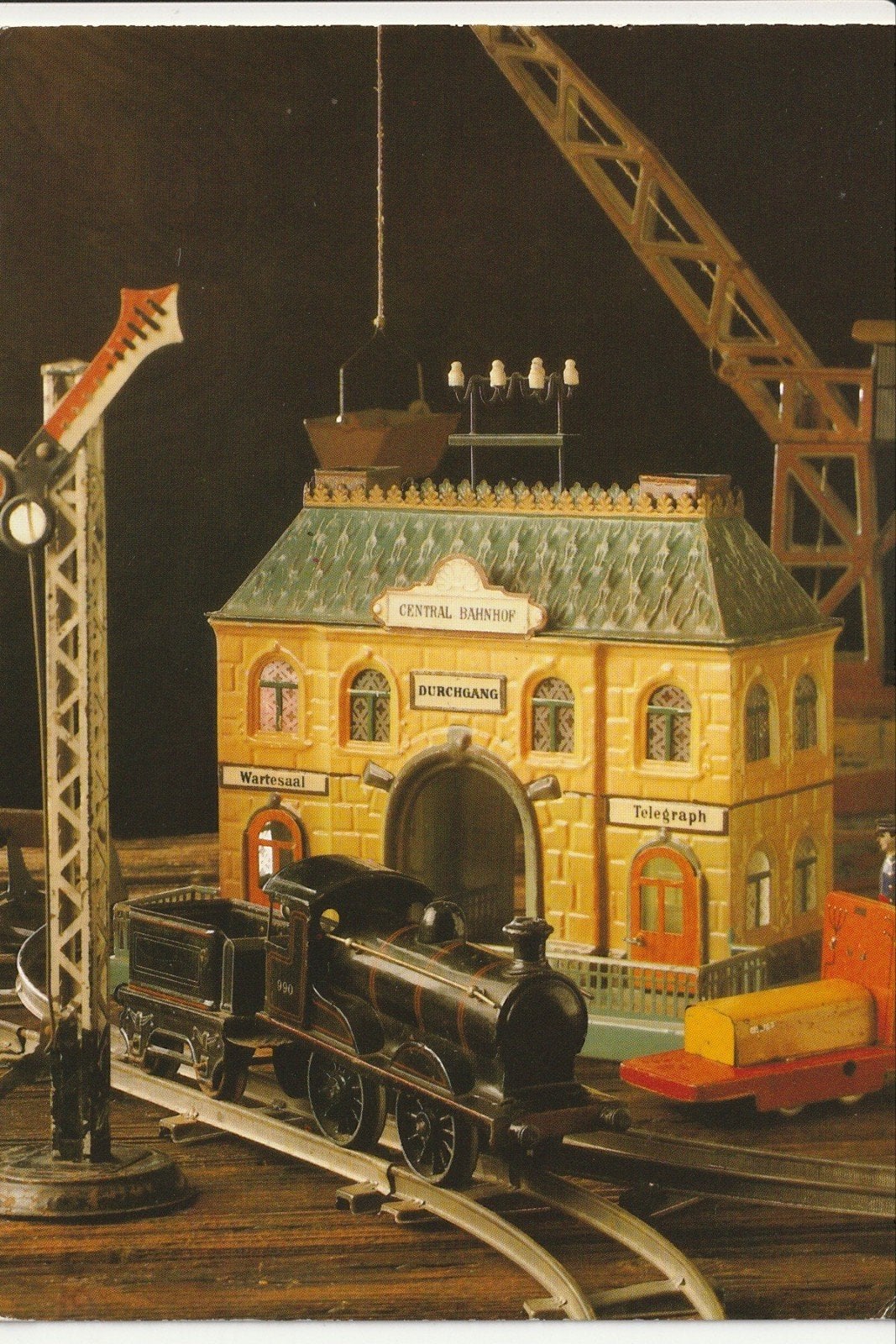 MODELTREIN MUSEUM KINDERWERELD BLIKKEN CENTRAAL STATION, Ophalen of Verzenden, 1960 tot 1980, Gelopen, Drenthe
